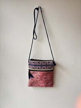 Derin Collection Mini Hipster Turkish Tapestry Crossbody Bag